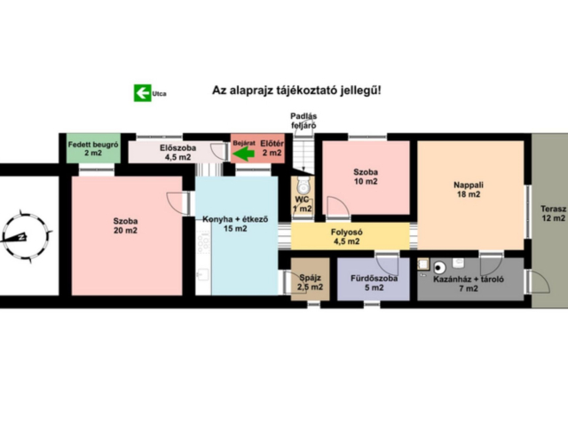 Belvároshoz közeli házrész, saját udvarral, kicsi rezsivel!