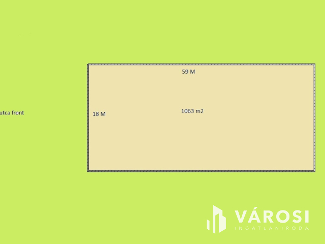 Panorámás építési telek Bajnán eladó