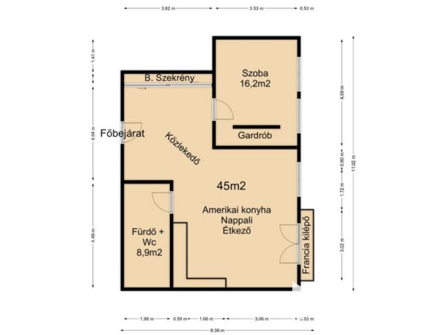 Belvárosi luxuslakás !!!