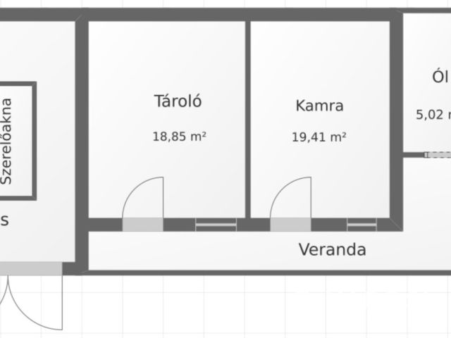 3 szobás családi ház, gazdasági épületekkel.