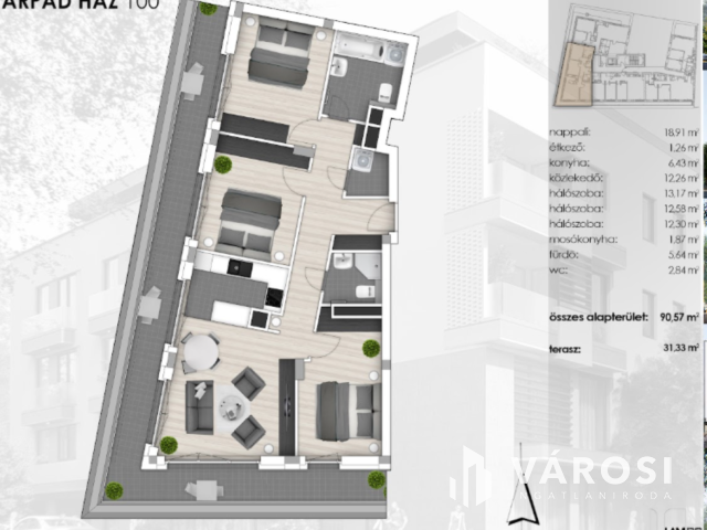 Újpest központban eladó egy új modern tágas otthon