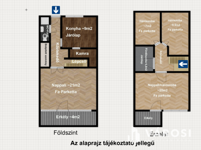 Alul nappali, felül nyugalom – kétszintes otthon garázzsal